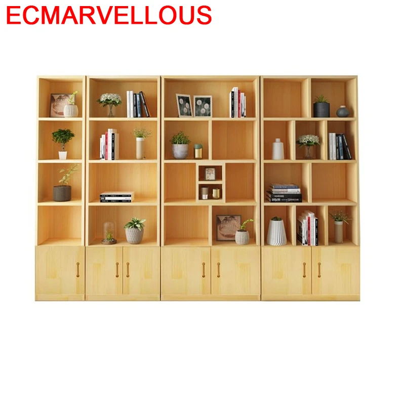 cheap Libreria Mobilya Boekenkast Kids Cabinet Wall Shelf Mueble Decor Madera Home Wood Book Retro Decoration Furniture Bookshelf Case