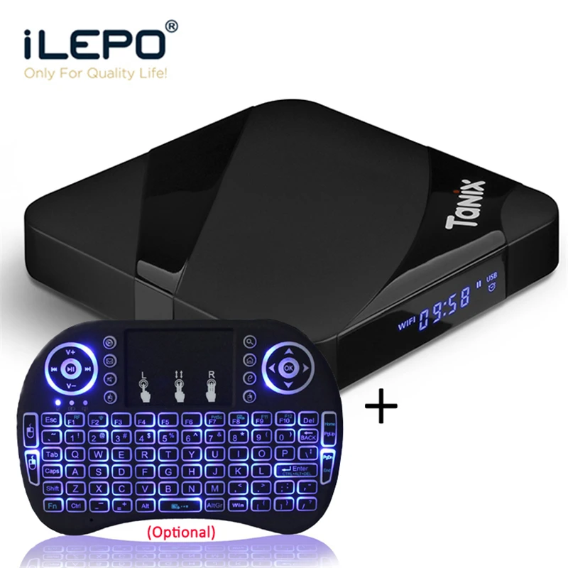 ILEPO TX3 MAX ТВ приставка Android 7,1 Smart Amlogic S905W 2 Гб 16 Гб 2,4 ГГц WiFi медиаприставка Bluetooth 4,1 Google Store разблокировка ТВ приставка