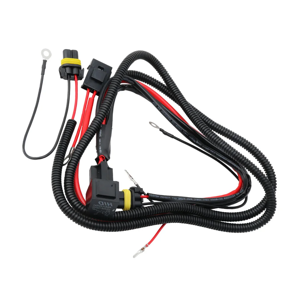 

Xenon HID Conversion Light Relay Wire Wiring Harness H1/3 H7 H8 H9 H11 9006 9005