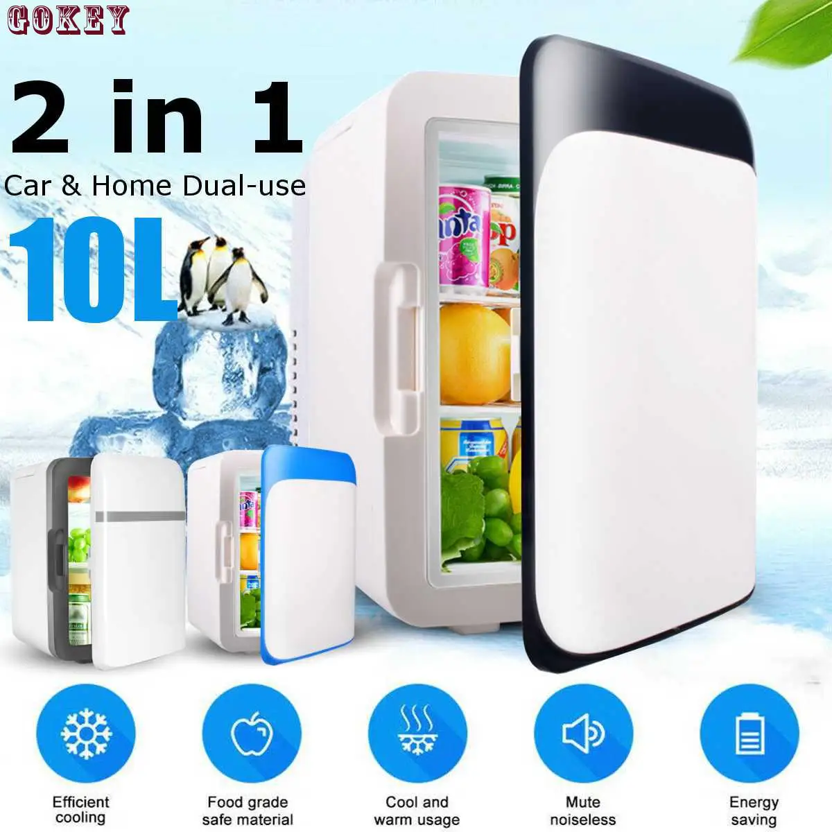 

220v 12V Portable Car Fridge Mini Refrigerators Freezer Mini Makeup Refrigerator Cooling Machine Mini Beauty Home Cosmetic Frigo