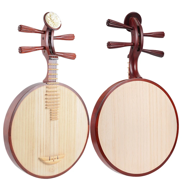 Xinghai yueqin lute string instrument 8212 African eucalyptus national musical instrument