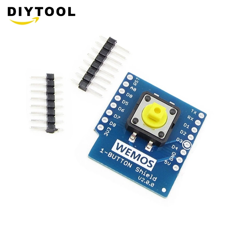 

1-Button Shield for WeMos D1 mini button Key module