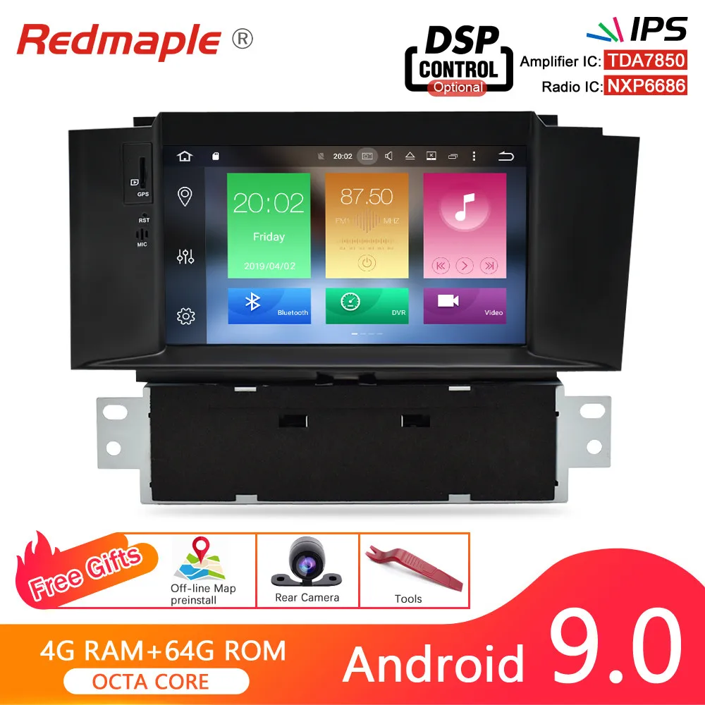 4G Оперативная память Android 8,0 Автомагнитола DVD gps навигации мультимедийный плеер для Citroen C4 C4L DS4 2011-2016 Авто Аудио WI-FI Видео Стерео