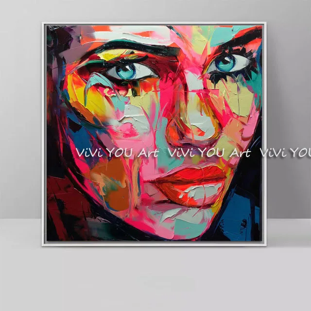 Ручная работа Франсуаза Nielly Мэрилин Монро портрет, холст, живопись палитра нож лицо масляная живопись Настенная картина для гостиной