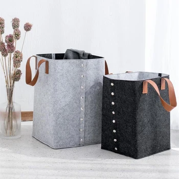 

Foldable Dirty Clothes Laundry Basket With Handle Square Storage Bucket Home Textile Baby Pet Toy Storage Bag Large Capacity