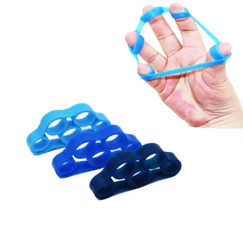 

1Pcs Finger Gripper Strength Trainer Outdoor Slim Fitness Tools Resistance Band Hand Grip Wrist Flexible Exercise Accessories