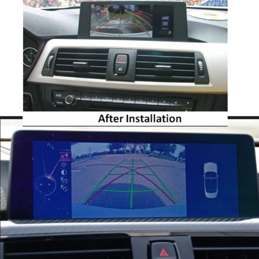 Rear view trajectory + radar + right view + front view (supports recorder, 360 panorama)2