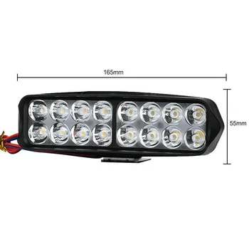 

Rearview Motorcycle Spotlight Mirror External Waterproof White Replacement