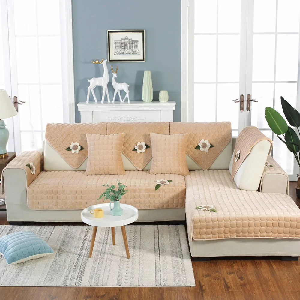

Sofa Couch Covers Anti-Slip For Lving Room Pet Dog Mat Couch Slipcovers Armchair Furniture Protector 1/2/3 Seater Sofa Towel