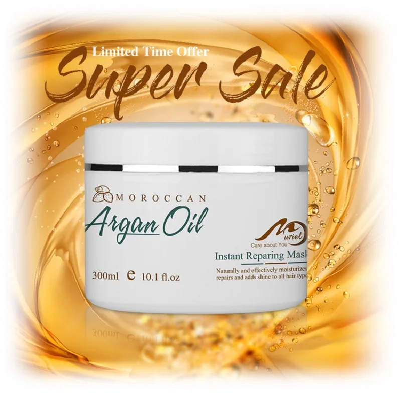 300ml Magical keratin Hair Mask Moisturising Cream Morocco Argan Oil Repairs Hair Damage Restore Soft Hair 4