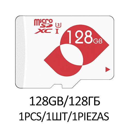 Mengmi Micro SD карты 256 ГБ 128 Гб 64 ГБ 32 ГБ оперативной памяти, 16 Гб встроенной памяти, 90 МБ/с. Class10 U3 памяти Microsd карты флэш-памяти TF карты для мобильного телефона - Емкость: U3 128GB