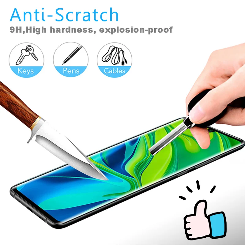 360 Полное Защитное стекло для Xiao mi Note 10 CC9 pro Защитная пленка для экрана Red mi Note 8 pro 8t 8a Защитное стекло для mi Note10 pro пленка
