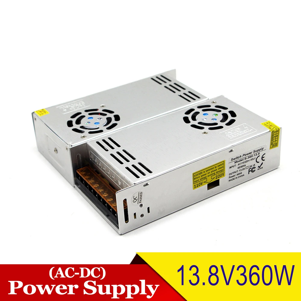360W 13 8 V 26A драйвер импульсного источника питания Трансформаторы AC110V 220V к DC13.8V SMPS