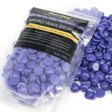 Лавандовый аромат ручной воск бобы воск для депиляции в гранулах горячая пленка Твердые восковые бобы безболезненное удаление волос на теле для женщин мужчин 100 г
