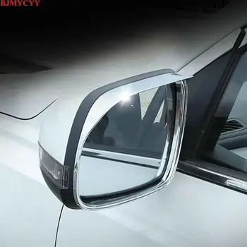 

BJMYCYY 2PCS/SET Automobile rearview mirror rain brow ABS decorative frame For KIA Sportage R 2018 2019