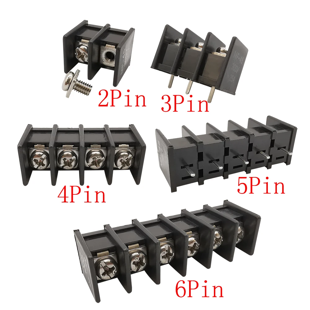 10Pcs/Lot KF45C 9.5mm 26Pin PCB Mount Screw Terminal Block Connector 9