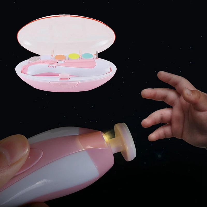 Baby Nail Trimmer Manicure Pedicure Clipper Cutter Scissors Safe Electric Nail Clipper Cutter Kids Infant Nail Care