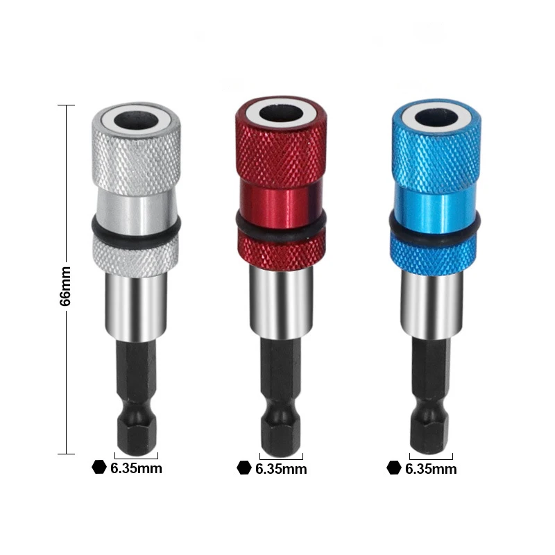 magnetic screwdriver bits 1pcs Hex Shank Screw Depth Magnetic Screwdriver Bit Holder 1/4 Inch Hex Driver with Drill Bits Bar Extension Scewdriver Bit
