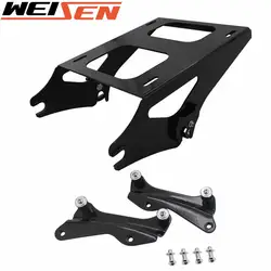 Support à bagages à montage Pak pour Harley Touring 2014 – 2019, Kit de quincaillerie à 4 points et à démontage rapide 