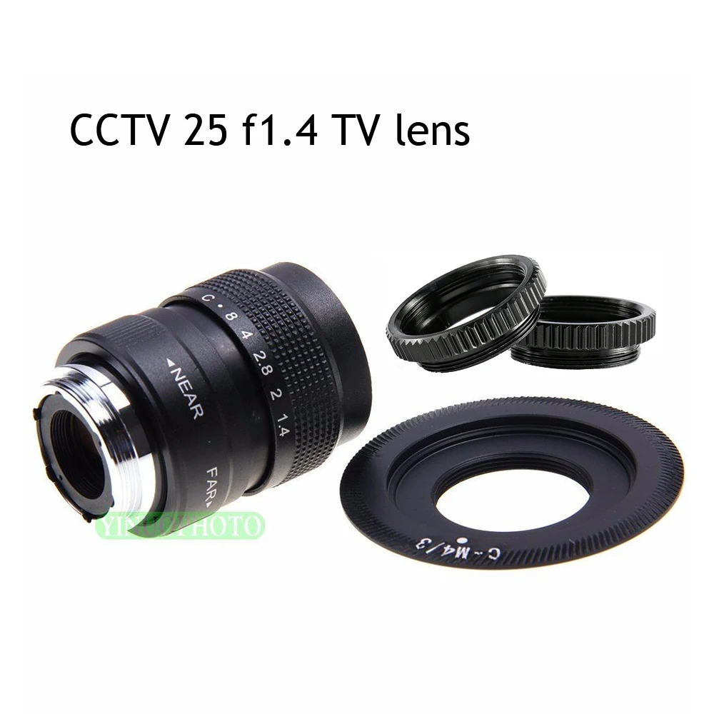 Фото 25 мм F1.4 CC TV фильмы объектив + C крепление для Micro 4/3 m4/3 Olympus EPL5 EPM3 EPL7 OM-D EP1 EP2 EP3 EP6 EPL7 EPL6 EPL3 №1