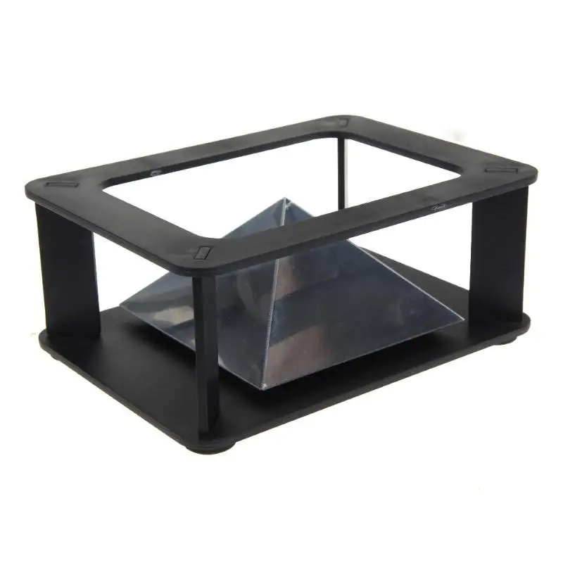 Практичный 3D голографический проектор пирамида мультяшный дисплей стенд