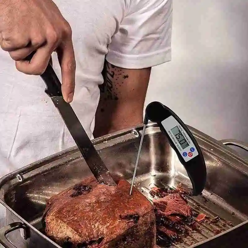 Digital Food Thermometer Probe Temperature Kitchen Cooking BBQ Meat Turkey Jams