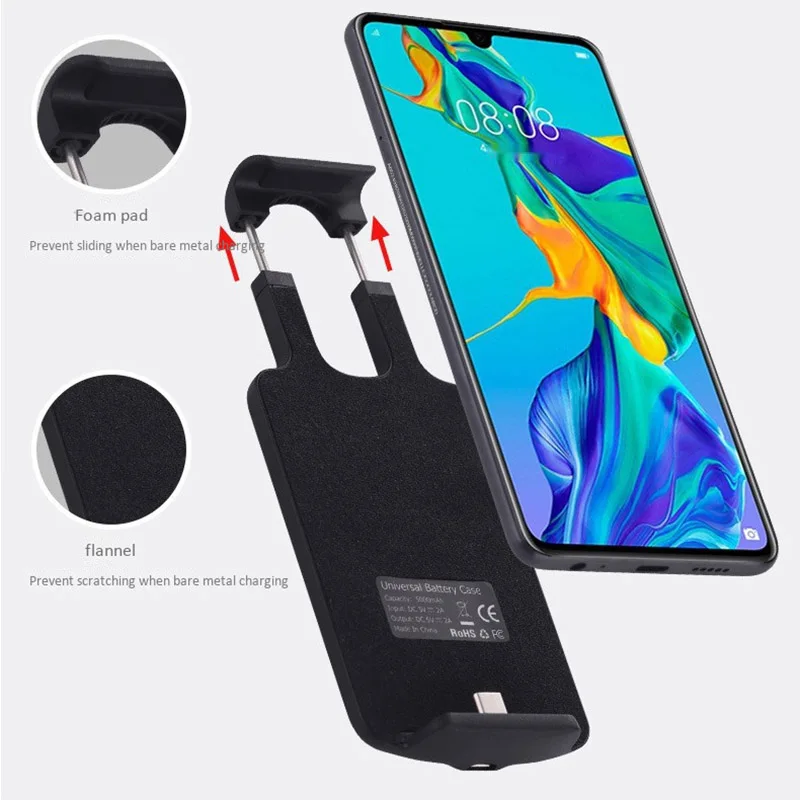 NENG чехол для зарядного устройства для xiaomi 5X 6X 8SE 9SE быстрое зарядное устройство Портативный Дополнительный внешний аккумулятор чехол для батареи для xiaomi 6 8 9