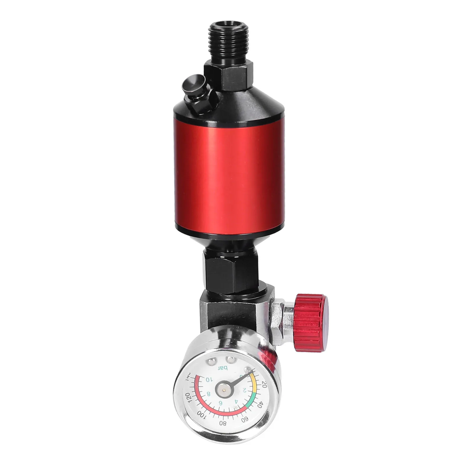 Aluminum Sprayer Regulator Gauge with Air-Filter Set Paint-Spray Filtering Tool Regulator In-Line Water Trap Oil-water Separator electric planer home depot Power Tools