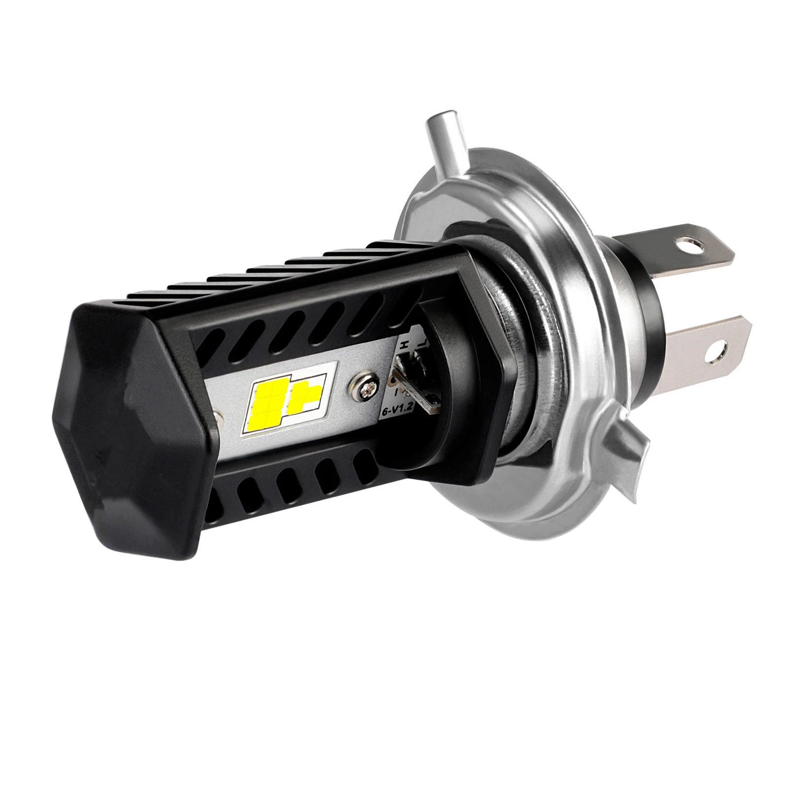 1 пара H4 HS1 P43T Hi/Lo BA20D 9-32V Мотоцикл ATV светодиодный фонарь DRL Фары противотуманные фары D40