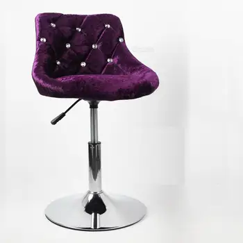 

Bar stool modern minimalist bar chair lift rotating backrest chair home high stool bar nails stool