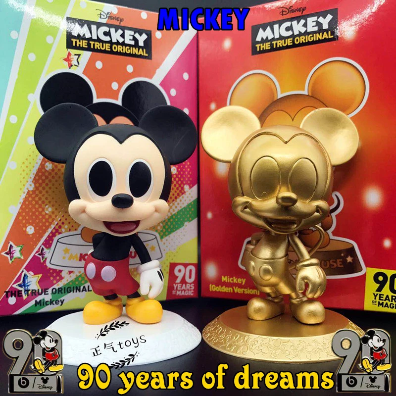 ディズニー ゴールデンミッキーミニーバージョン90周年記念記念 象 周囲 マウス フィギュア おもちゃ 車の装飾 Null Aliexpress