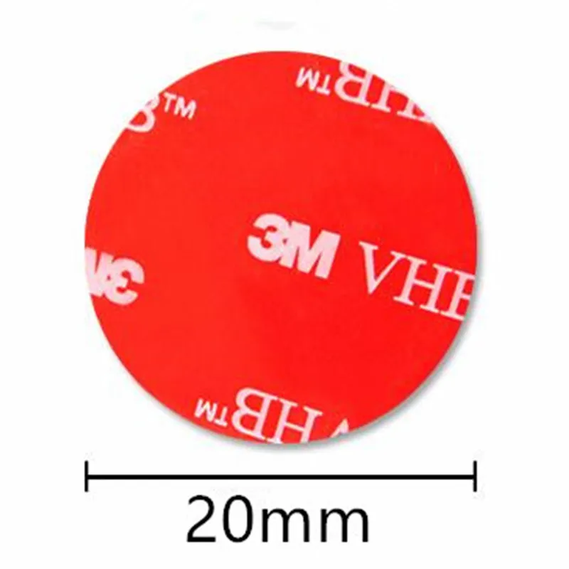 Форма высечки круглая/прямоугольная 3M VHB 5608 двухсторонняя акриловая пена клейкая лента сверхмощная Монтажная лента на выбор широкая - Цвет: Round 20mm