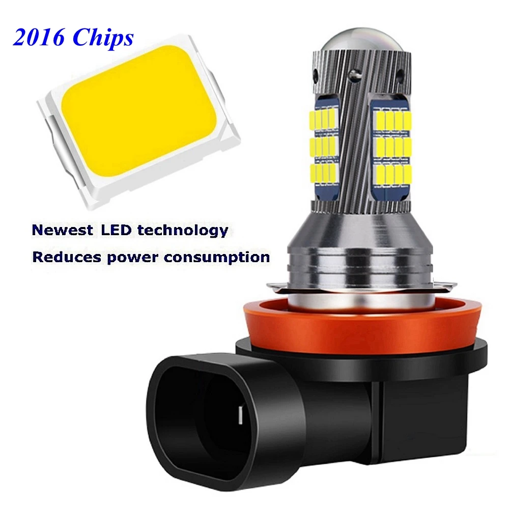 H1 H3 H11 H8 9006 HB4 881 880 H27 LED Auto Fog Lamp Car Anti Fog Light Bulb 6000K White 12V 1Pcs led lights led bulbs led car lights