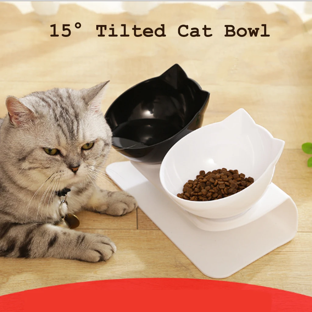 Double Dog Cat Bowls,No-Spill Resin Station, Food Water Feeder Cats Small Dogs Double Dog Cat Bowls,No-Spill Resin Station, Food Water Feeder Cats Small Dogs