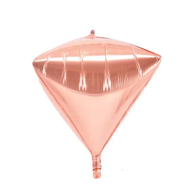 С выдвижной ручкой, размером 24 дюйма, сумка/шар цвета розового золота квадратный 4D воздушные шары для вечеринки по случаю Дня рождения свадьбы празднование, вечеринка украшения из фольги воздушные шары - Цвет: 1pcs