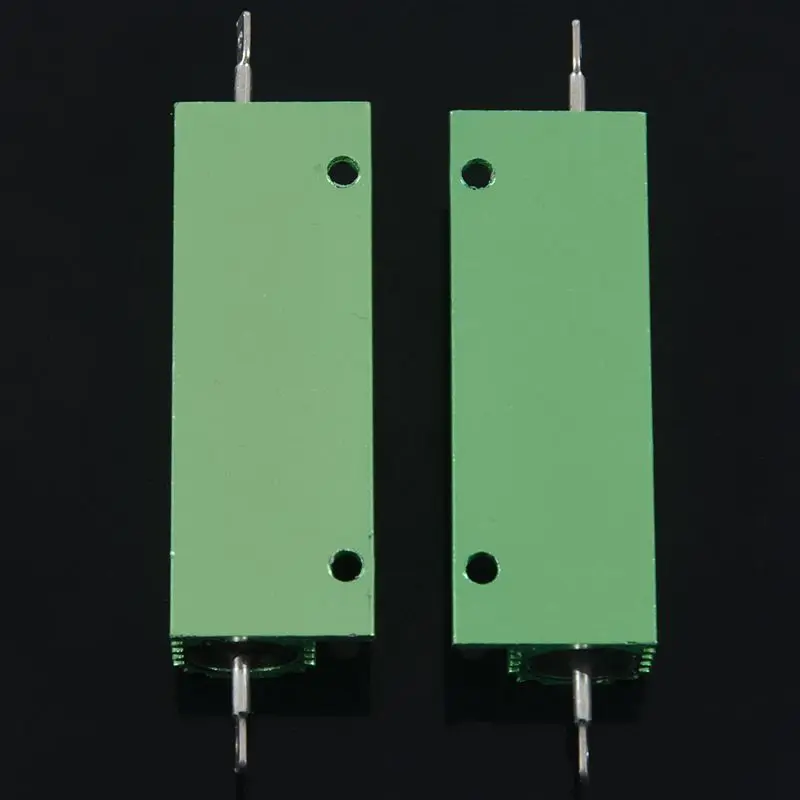 2 шт 100 Вт 16 Ом 5% алюминиевый корпус проволочные резисторы зеленый