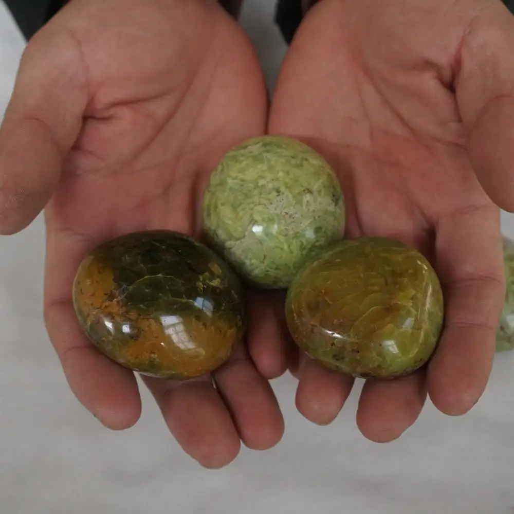 9 штук 1 кг, 2.2LB натуральный зеленый опал, Опалит кристаллический драгоценный камень обрушенный пальмовый заживление