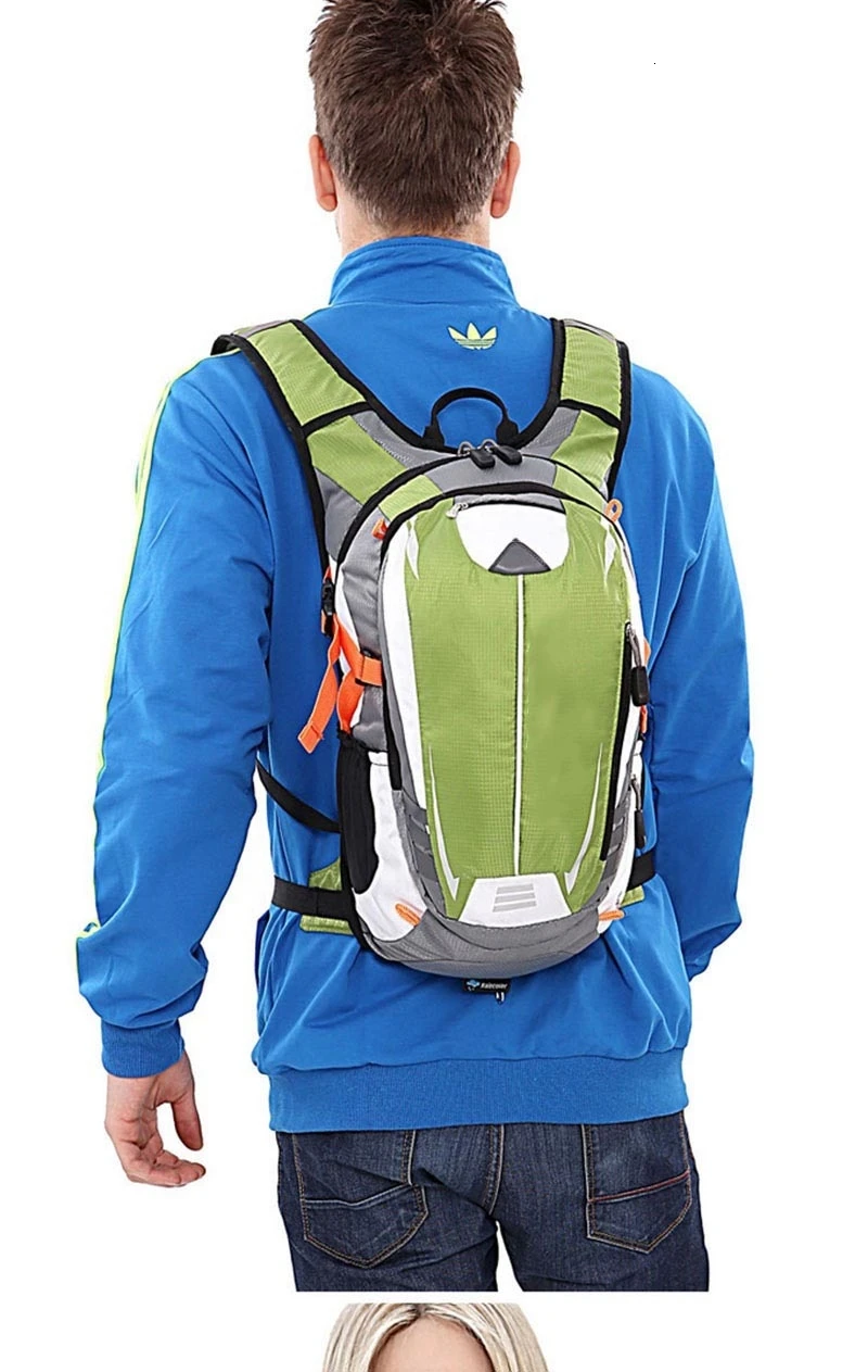 Discount 2018 New Sport Outdoor Cycling Backpack 18L Men Women Hiking Climbing Hydration Water Bag Pouch Bicycle Bag Rainproof Riding Bag 90