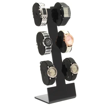 

Bakeey 6 Black Acrylic Jewelry Bracelet Watch Display Rack Holder Stand Watch Box Display Smart Accessories for Watch Store