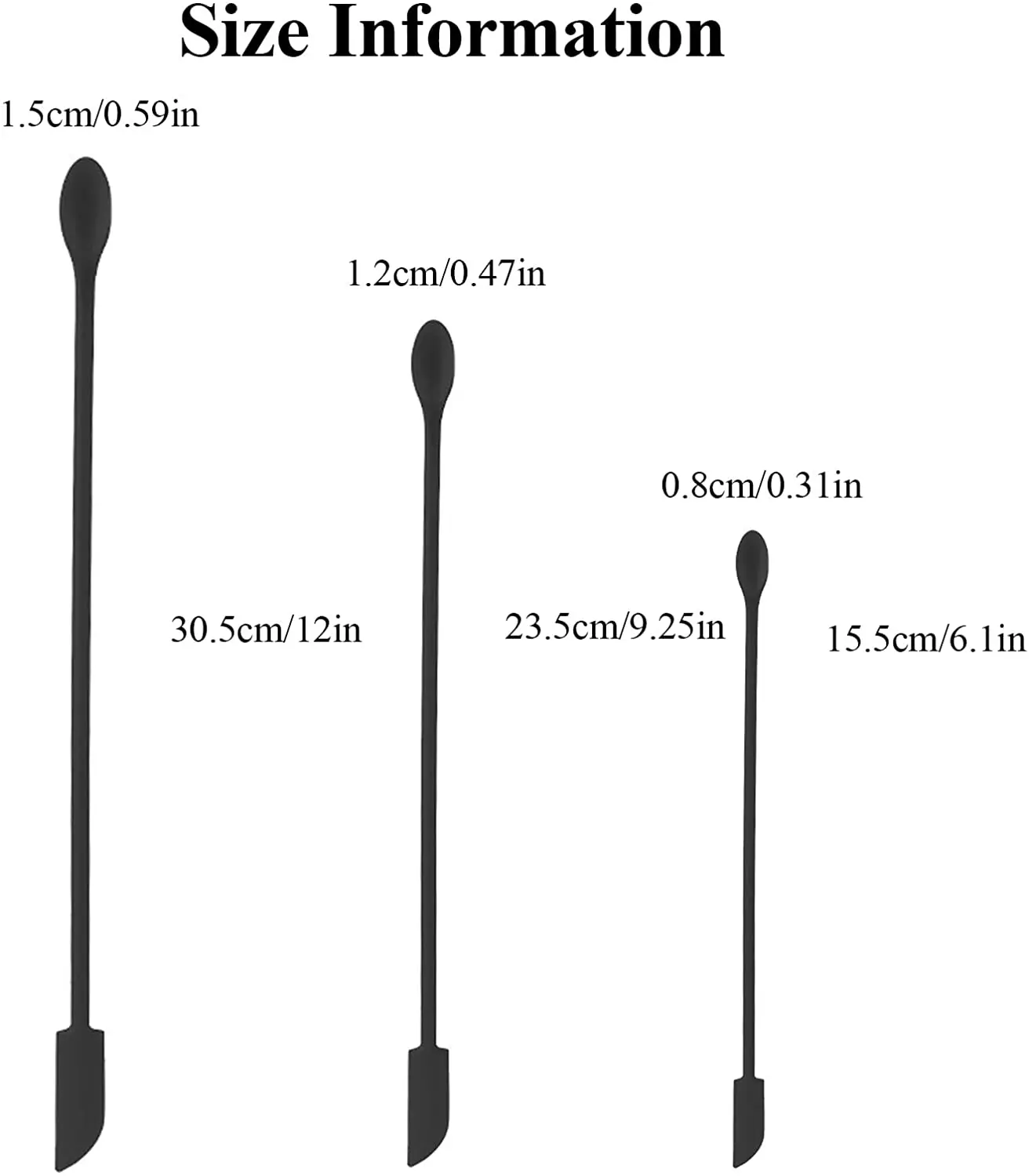 Silicone Spatula 3pcs silicone spatula for Makeup Kitchen Cosmetic