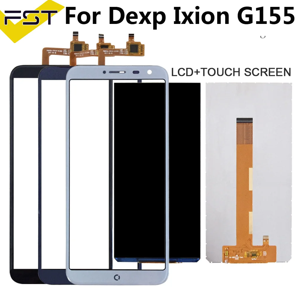 For DEXP Ixion G155 LCD Display+Touch Screen Digitizer Repair Parts+Tools +Adhesive Glass Panel | Мобильные телефоны и