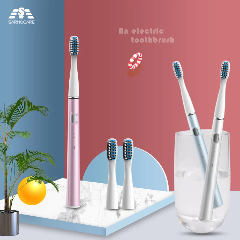 Sarmocare Electric Toothbrush Rechargeable 3 Modes Rechargeable Teeth Whiten Brush IPX7 Waterproof Clean Oral Care Toothbrush Sarmocare Electric Toothbrush Rechargeable 3 Modes Rechargeable Teeth Whiten Brush IPX7 Waterproof Clean Oral Care Toothbrush