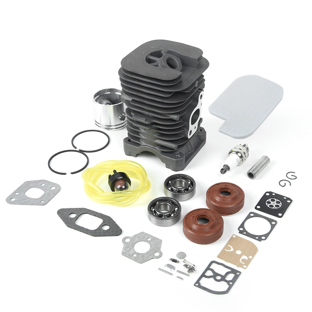 

Cylinder Piston Kit For Poulan P3314 P3416 P3816 P3516PR Chainsaw 530071884 41mm Chain Saw Parts Power Equipment Accessories