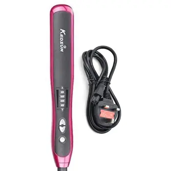 

Ceramic Hair Straightener Brush Temperatures Adjustable Straightening Brush for All Hair Types Great Styler at Home