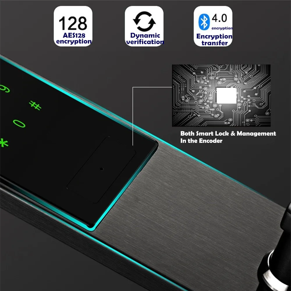 Bluetooth приложение Умный Цифровой Дверной замок, пароль и Карта и ключ доступа для дома и отеля и квартиры и т. Д
