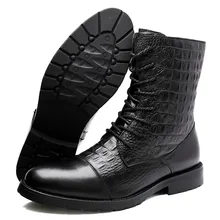 Г. Новые мужские ботинки высокого качества ботинки из натуральной кожи мужские брендовые модные высокие ботинки на шнуровке для мужчин, зимняя обувь