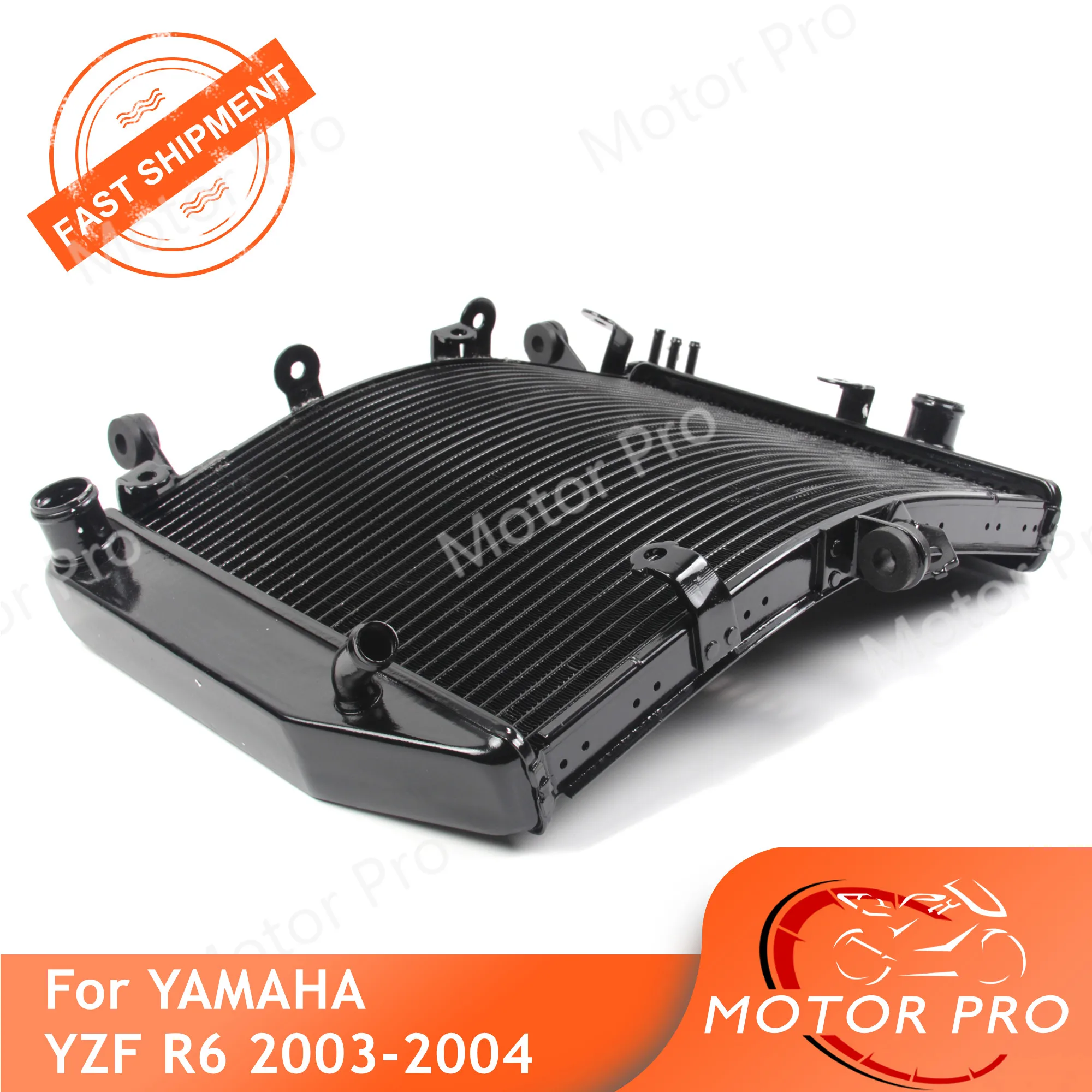 Radiator For Yamaha YZF R6 2003 2004 Cooling Cooler Motorcycle