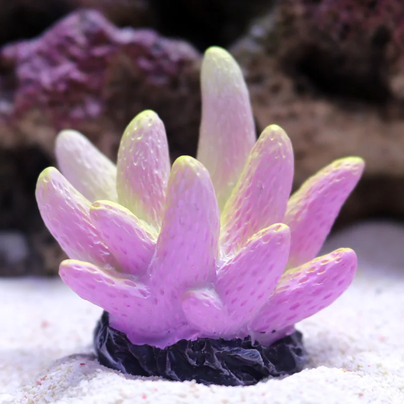 

New Fashion Beautiful Fish Tank Decoration Artificial Mini Coral Reef Starfish Aquarium Lanscaping Stone Coral Plant Ornament