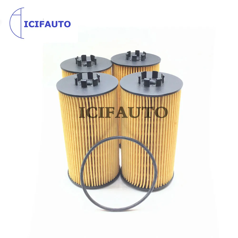 Filtro Olio 4X Per Audi A4 A6 A8 S4 Vw Phaeton 3.2 4.2 V8 079198405,79198405,079115561B