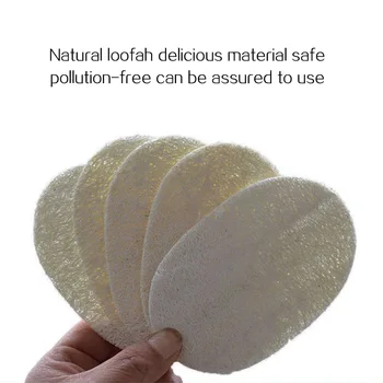 

1/5/10pcs Natural Double-sided Loofah Bath Brushes for Personal Body Cleaning Tool Household Dishwashing Kitchen Cleaning Brush